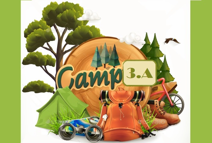 Camping Adventure time vector illustration-01