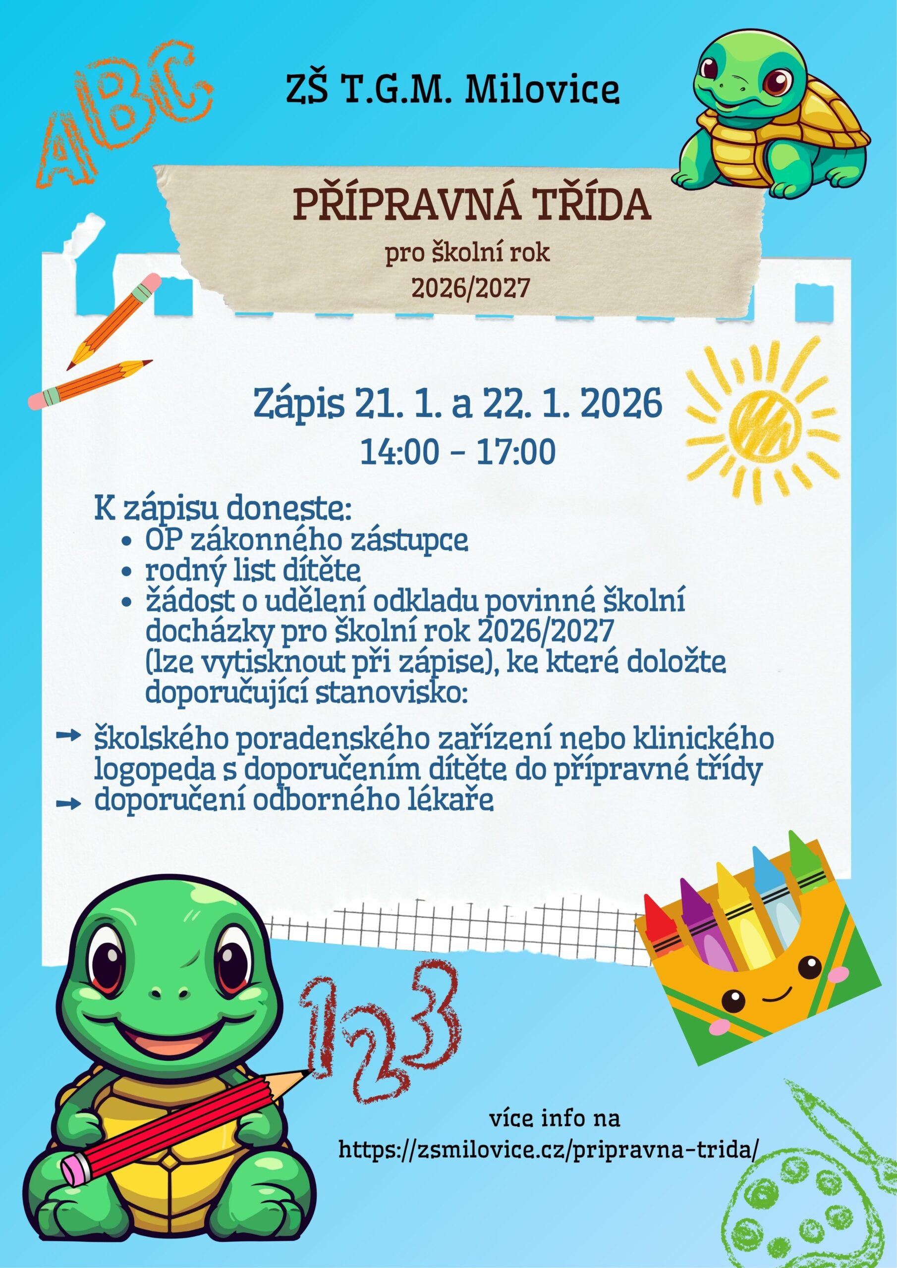 přípravná třída 2026-2027